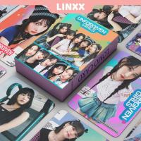 LINXX อัลบั้มที่ไม่ได้รับการยกโทษสำหรับเด็กผู้หญิงชุดโปสการ์ดการ์ด Lomo ถ่ายภาพแบบ Kpop 55ชิ้น