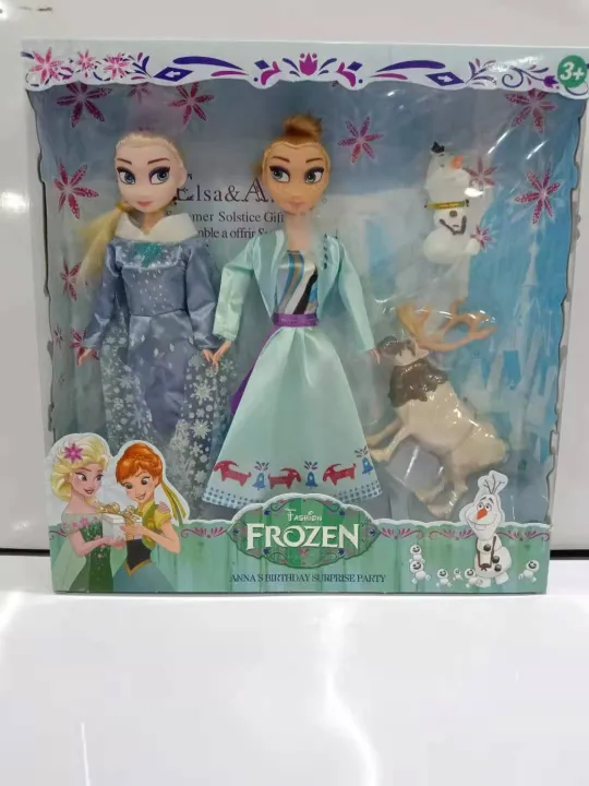 Frozen Elsa and Ana Princess Queen Dolls Set Doll Toys FROZEN DOLL PLAY ...