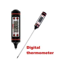 Food thermometer ทีวัดอุณหภูมิอาหาร ขนาด 24cm ทีวัดอุณหภูมิกาแฟ เทอร์โมมิเตอร์ เครื่องวัดอุณหภูมิแบบสแตนเลส 24CM T1826