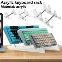 Three Layers Of Removable Transparent Acrylic Keyboard Desktop Tray Rack Keyboard Transparent Tilt Computer Elevated Bracket A4V2