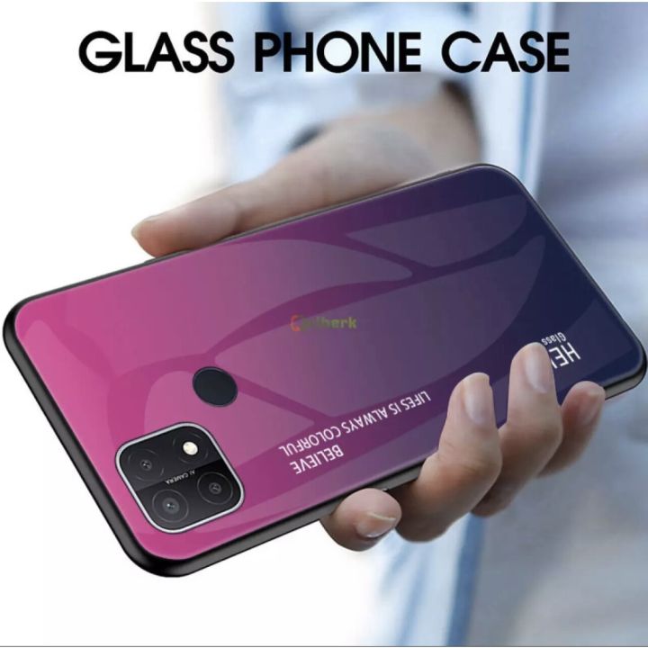 case-realme-c21y-เคสกระจกสองสี-เคสเงาไล่สี-เคสโทรศัพท์-เรียวมี-ขอบนิ่ม-เคส-realme-c21y-ส่งจากไทย-เคสกันกระแทก-เคสกระจก
