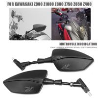 http://☑โลโก้สำหรับคาวาซากิ Z900 Z1000 Z800 Z750 Z650 Z300 Z250 Z125 Kaca Spion Motor สกู๊ตเตอร์กระจกมองหลังกระจกด้านหลัง