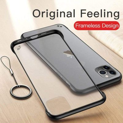 Case สำหรับ iPhone 11 PRO MAX Case กรอบน้อยออกแบบเคลือบพลาสติกแข็งปกหลัง TPU กันกระแทกกันชนมุมอัลตร้าสลิมบางโปร่งแสงป้องกันกรณีโทรศัพท์สำหรับ iPhone 11 PRO MAX