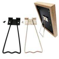 【CW】 2pcs Metal Iron Picture Photo Frame Display Easel Back Board Backboard Holder Pedestal Bracket Prop Up Support