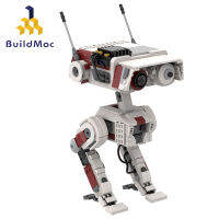 Buildmoc เทคนิคหุ่นยนต์เกมดาวภาพยนตร์ลดลงสั่งซื้อ BD-1อัจฉริยะหุ่นยนต์อาคารบล็อกคอลเลกชันของเล่นสำหรับเด็กของขวัญ