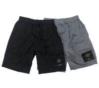 Stone Island กางเกงขาสั้นสินค้ากันน้ำ Nylon Classic Badge Beach ShortsJH