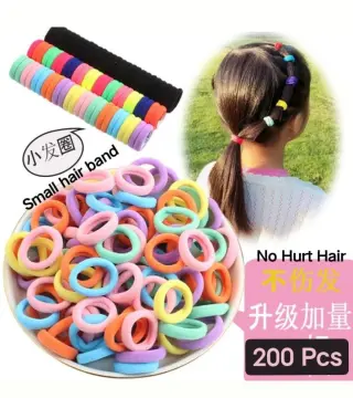 200pcs Child Baby Hair Holders Rubber Bands Elastics Girl's Tie