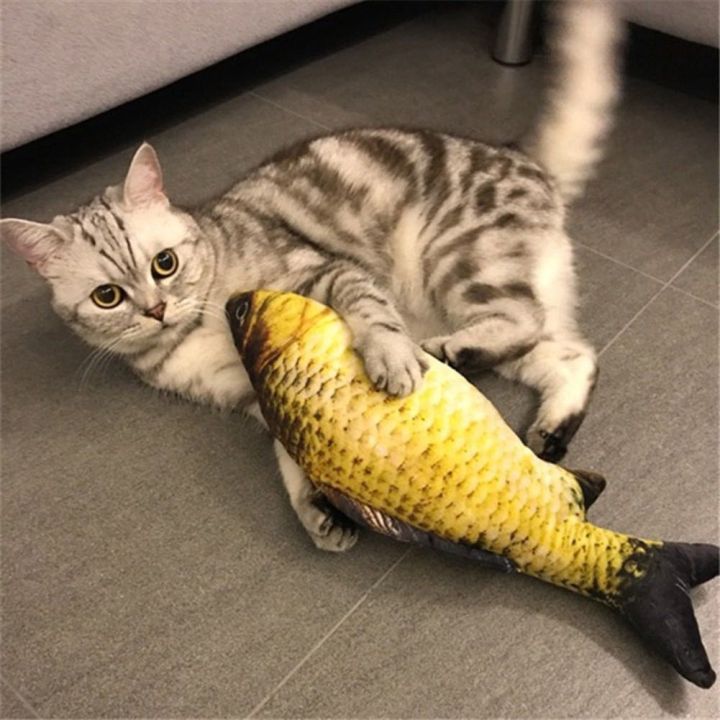 ของเล่นแมว-ตุ๊กตาปลา-ตุ๊กตาแคทนิป-ตุ๊กตาปลาดุ๊กดิ๊ก-ปลอดภัยไร้สารอันตราย-ลักษณะการจำลอง-สัมผัสนุ่ม-cat-toy-fish