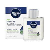 NIVEA MEN Sensitive Post Shave Balm with Vitamin E, Chamomile and Witch Hazel Extracts,