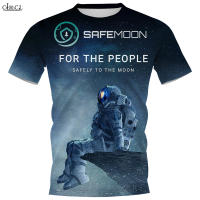 （Can Customizable）Safemoon 2023 3D printed short sleeved mens casual T-shirt（Adult and Childrens Sizes）