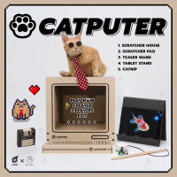 LOGA X KAFBO : Catputer บ้านแมว ที่ลับเล็บแมว จากลังกระดาษรูปคอมพิวเตอร์