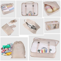 8 pieces Set Travel Organizer Storage Bags Suitcase Packing Set Storage Cases Portable Luggage Organizer Clothes Shoe Tidy Pouch