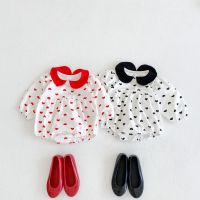 [COD] 2022 and New Products Baby Little Collar Long-sleeved Romper Jumpsuit