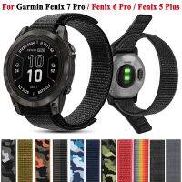 svsfbtdj 22mm Width Nylon Strap For Garmin Fenix 7 Pro 6 Pro 5 Plus Epix Pro 2 Forerunner 265 255 965 955 945 935 Watchband Bracelet Band