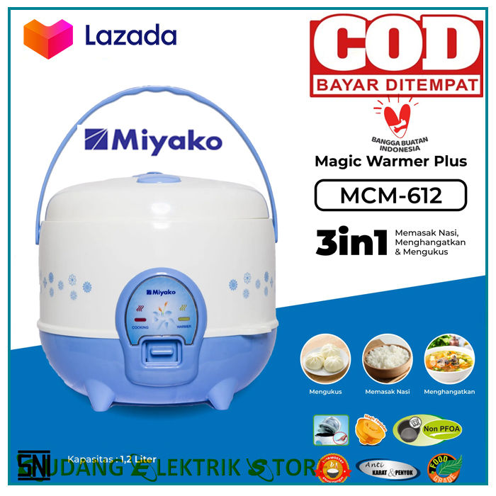 miyako rice cooker 1 2 liter