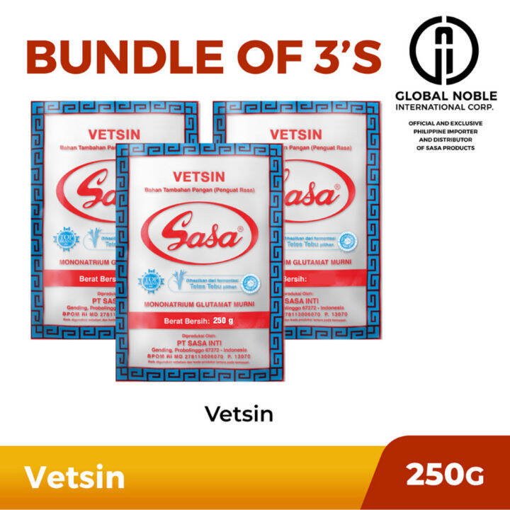 [Bundle Of 3] Sasa Vetsin 250g | Lazada PH