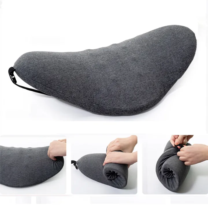 Enlife Bed Lumbar Pillow Lumbar Pad Pregnant Women Sleep Memory Foam