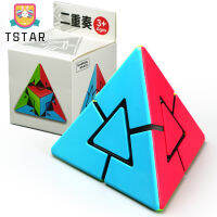 Tstar【จัดส่งรวดเร็ว】รูบิกฝึกสมองปริศนาตัวต่อลูกบาศก์มายากลเอเลี่ยน2X2คลายความเครียดง่ายการหมุนง่าย【cod】