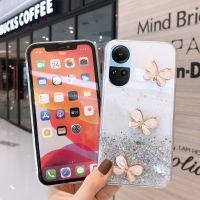 KOSLAM เคสโทรศัพท์แบบใสผีเสื้อที่เรียบง่ายและคริสตัลสวยงามสำหรับ OPPO Reno10 10 Pro 10 Pro + Reno8 T 4G 5G Reno8 Z 5G Reno8 5G Reno8 Pro 5G Reno7 Z 5G Reno7 5G Reno7 Pro ปลอกโทรศัพท์มือถือ TPU นิ่ม5ก. 6Z Reno6 6 Pro 5ก. Reno5 Pro สไตล์ใหม่มีในสต็อก