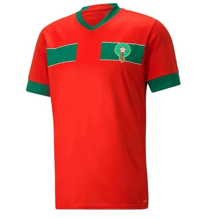 2022 2023 Moroccan soccer jersey HAKIMI Moroccan jersey ZIYECH EN ...