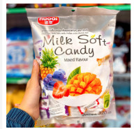 Giá Sỉ Kẹo Dẻo Milk Soft Candy Trái Cây gói 320g-100 viên Thái Lan thumbnail