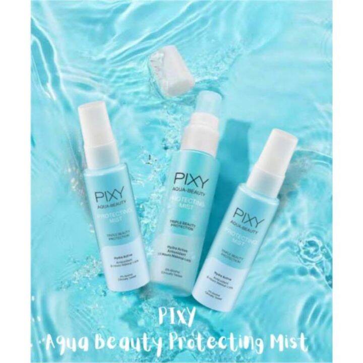 Pixy Aqua Beauty Protecting Face Mist Setting Spray Lazada Indonesia