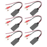 6X Car Universal Wireless Bluetooth Module Music Adapter Rca Aux Audio Cable