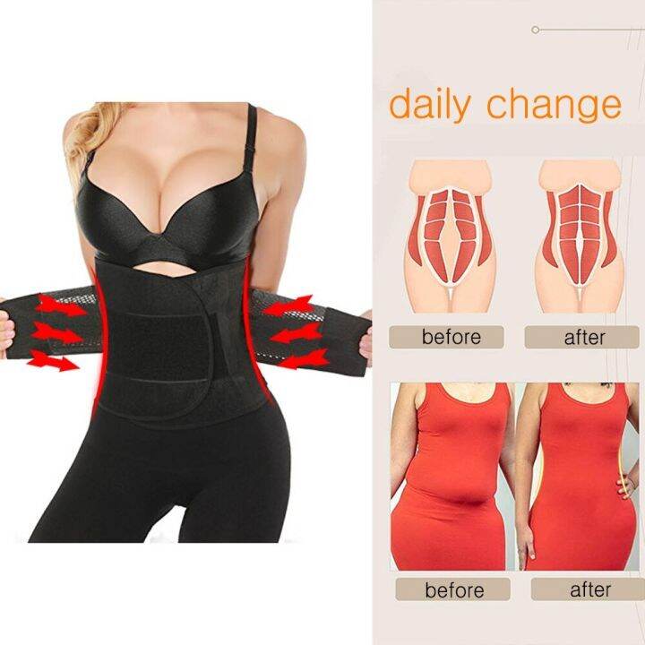 1-piece-women-waist-trainer-belt-tummy-control-waist-cincher-trimmer-sauna-sweat-workout-girdle-slim-belly-band-sport-girdle-adhesives-tape