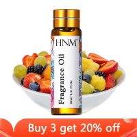 【cw】 HNM Fruit Salad Sweets Fragrance Oil 10ml Essential Oils for Humidifier Perfume Soap Rosewood Mint Chocolate Chip Ice Cream Musk ！