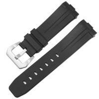 ▶★◀ Suitable for waterproof curved mouth silicone watch strap suitable for Panerai PAM411 1661 Luminol rubber watch strap men 24mm