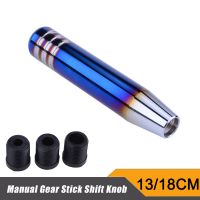 Rhyming Manual Plating Color Gear Shift Knob Electroplating Burnt Blue Aluminium Alloy Fit For HONDA VW TOYOTA Car Accessories