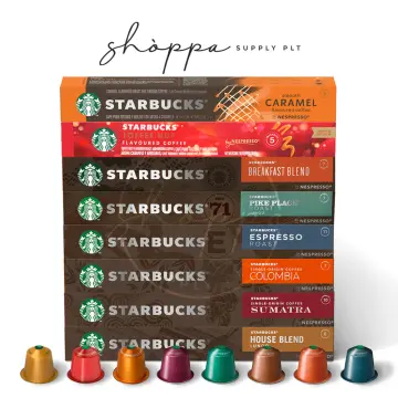 Starbucks 40 Caps Toffee Nut Y Colombia By Nespresso