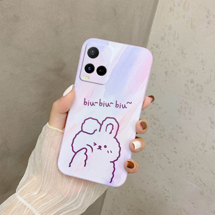 เคส-y21s-สำหรับ-vivo-เคสโทรศัพท์-tpu-ซิลิโคนฝาหลัง-vivoy21s-y21-s-ทาสีปลอกอ่อน