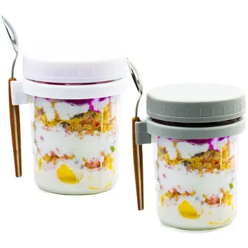 Overnight Oats Containers with Lids, Practical Muesli Container to