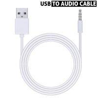 Onsale 1pc 100cm Audio Male to USB Male Cable 3.5 AUX Audio Male Plug Jack to USB 2.0 Male Charge Cable Adapter Cord Accessories