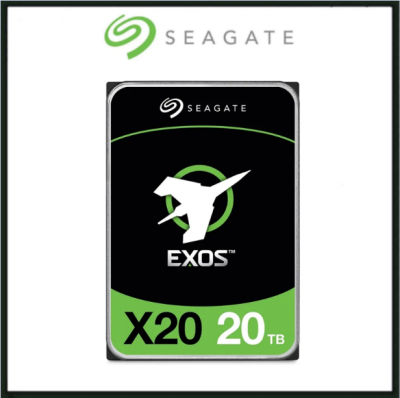 Seagate Exos X20 20TB HDD SATA 6Gb/s 7200 RPM 3.5" Inch Internal Hard Drive HDD