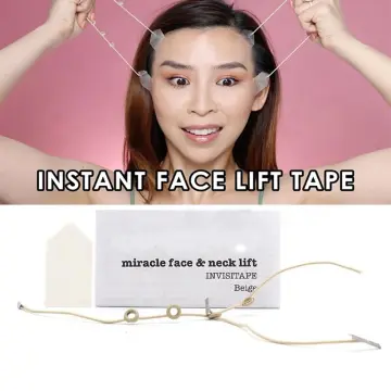 40Pcs/10Sheets/Pack Waterproof V Face Makeup Adhesive Tape