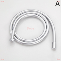 Dove สายฝักบัวมือถือ PVC 1.5 2m, สายฝักบัว GI 2อินเตอร์เฟซสากลแรงดันสูงหนายืดหยุ่นป้องกันการหมุน