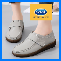 รองเท้าผู้หญิง Scholl Scholl รองเท้าแตะหนังของผู้หญิงรองเท้าสตรี Kasut Wanita รองเท้าแตะลำลอง Scholl รองเท้าแตะสตรี Scholl สำหรับผู้หญิง Scholl รองเท้าแตะโบฮีเมียผู้หญิงรองเท้าโบ้ทรองเท้าโลฟเฟอร์แบน