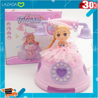 [ ผลิตจากวัสดุคุณภาพดี Kids Toy ] โทรศัพท์ตุ๊กตามีเสียงมีไฟ​ No.009-17A [ เสริมสร้างพัฒนาการสมอง เกมครอบครัว ].