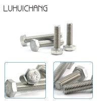 【❂Hot On Sale❂】 wangqiang1 Luchang 20Pcs M3 M4 M5 304สแตนเลสสลักเกลียวหกเหลี่ยม Externa นอกหกเหลี่ยมสกรูอุปกรณ์เครื่องมือ