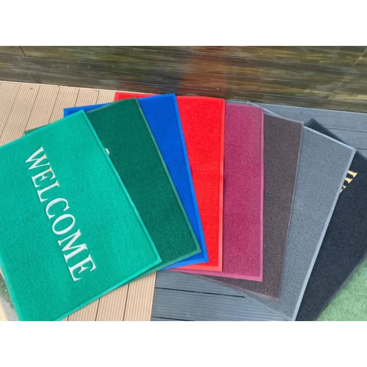 พรมดักฝุ่นผืนสำเร็จรูป PVC DOOR MATS พรมกันลื่น Lazada.co.th
