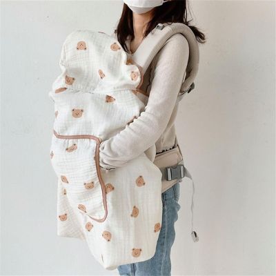 【CW】❉♠✆  Baby Swaddle Wrap Windproof Multifunctional Blanekt Soft Cotton Cloark Cape Hooded Stroller Blanket