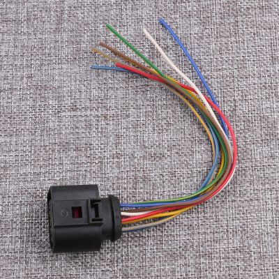Connector Auto Electric Plug Harness Wire 8 Pin 1J0973714 For VW Golf Jetta Passat For Audi A4 A5 A6 A8 TT Q5 2010 For Skoda