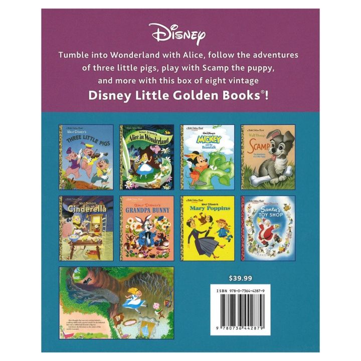 สมุดนิทานdisney-vintage-little-golden-book-library-ราคา-1390-บาท