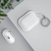 เคสสำหรับ Airpods Pro 2 Gen 2022 2พร้อมพวงกุญแจเทอร์โมพลาสติกโพลียูรีเทนใสกรอบหูฟังหูฟังสำหรับ Air Pod 3 Pro 2nd 1เคสนิ่ม