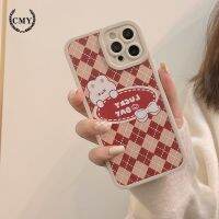 เคส iphone เคสไอโฟน เปลือกนิ่ม ภาพการ์ตูน ตาข่ายเพชร กระต่ายน้อย tpu soft Case For iPhone 11 Pro Max X Xr Xs Max 7 8 Plus Se 2020 12 pro max 12 mini 13 pro max 13 mini