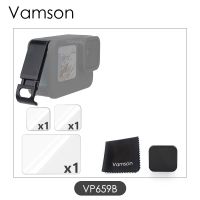 Vamson ฝาครอบด้านข้างพลาสติกสำหรับ10 9อุปกรณ์เสริม Type-C ชาร์จไฟได้พร้อมฟิล์มนิรภัยสำหรับ10 9สีดำ