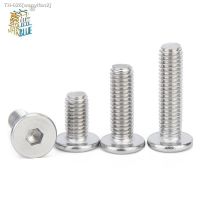 ✙ 10pcs/lot 304 Stainless Steel Hex Hexagon CM Socket Ultra Thin Super Flat Wafer Head Screw Bolt M1.6 M2 M2.5 M3 M4 M5 M6 M8