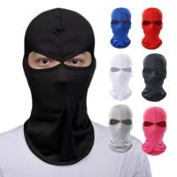 Summer outdoor sun protection mask men ride bicycle motorcycle double orifice headgear hat women wind dust masked